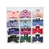 Unique Design Hair Claw Clips - 12 Pcs (C129)